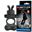 Yusuf - Vibrating Cockring With Steele Balls (black)